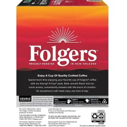 Keurig K-Cups<Folgers Black Silk Coffee Keurig® K-Cup® Pods, Dark Roast, 24/Box (6662)