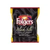 Coffee<Folgers Black Silk Ground Coffee, Dark Roast, 42/Carton (SMU00019)