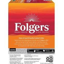 Keurig K-Cups<Folgers Breakfast Blend Coffee, Light Roast, 0.24 oz. Keurig® K-Cup® Pods, 24/Box (000370677/6684)