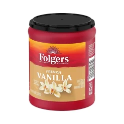 Coffee<Folgers French Vanilla Ground Coffee, 9.6 oz. (2550098181)