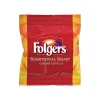 Coffee<Folgers Traditional Roast Ground Coffee, Medium Roast, 42/Carton (SMU63006)