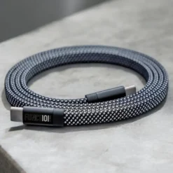 Function101 NEAT CABLE Magnetic USB-C Charging Cable, 4.9 ft., Black (F101-LCBL5)