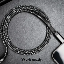 Function101 NEAT CABLE Magnetic USB-C Charging Cable, 4.9 ft., Blue (F101-LCBU5)