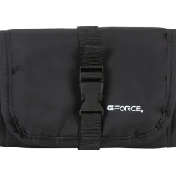 G Force 13.78" Fabric Travel Organizer, Water Resistant, Black (25589)