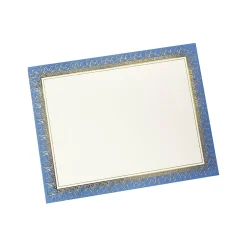 Online Certificates, 8.5" x 11", White/Blue/Gold, 15/Pack (36001-S) Awards & Certificates