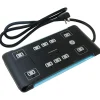 Surge Protectors & Power Strips<GE 10 Outlet Home/Office, 4' Cord, 2880 Joules (34462)