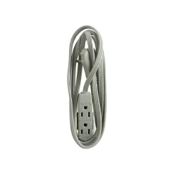 Surge Protectors & Power Strips<GE 3 Outlet Power Strip, Gray (50552/43027)