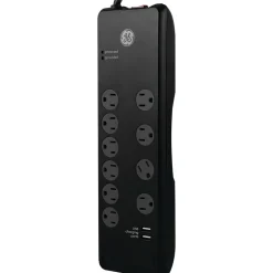 Surge Protectors & Power Strips<GE 10 Outlet Sur Protector, 6' Cord, 3000 Joules (14096)