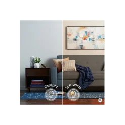 Light Bulbs<GE Basic 8.5 Watt Soft White LED neral-Purpose Bulb, 2/Pack (93131320)