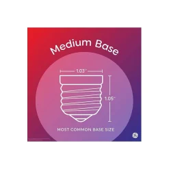 Light Bulbs<GE Basic 8.5 Watt Soft White LED neral-Purpose Bulb, 2/Pack (93131320)