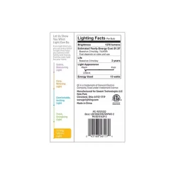 Light Bulbs<GE Basic 13 Watt Soft White LED neral-Purpose Bulb, 2/Pack (93131322)