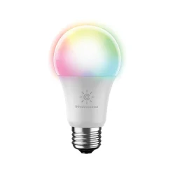 Smart Bulbs<GE Cync Wi-Fi 60W Equivalent A19 LED Smart Light Bulb, Multicolor (93128981)