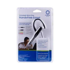 GE Noise Canceling Mono Hands-Free Earset, Over-the-Ear, Black (98941)* Headsets