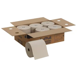 Paper Towels<SofPull Georgia-Pacific Recycled High-Capacity Hardwound Paper Towel, 1-Ply, Natural, 1000'/Roll, 6 Rolls/Carton (26480)