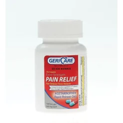 Geri-Care GeriCare Acetaminophen Extra-Strength Pain Reliever, Rapid Release Gels, 500mg, 100/Bottle (OTC873601)