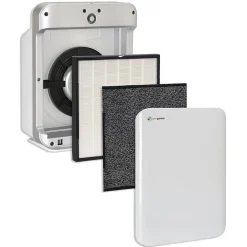 Air Purifiers<GermGuardian True HEPA Console Air Purifier, 3-Speed, White (AC5900WCA)