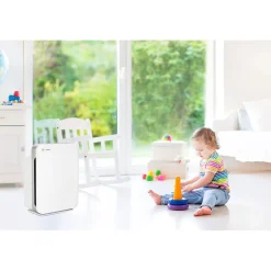 Air Purifiers<GermGuardian True HEPA Console Air Purifier, 3-Speed, White (AC5900WCA)
