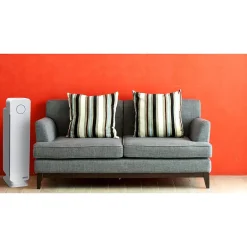 Air Purifiers<GermGuardian True HEPA Tower Air Purifier, 5-Speed, White (AC5350W)