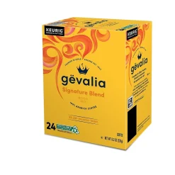 Keurig K-Cups<Gevalia Signature Blend Coffee Keurig® K-Cup® Pods, Light Roast, 24/Box (5305)
