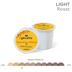 Keurig K-Cups<Gevalia Signature Blend Coffee Keurig® K-Cup® Pods, Light Roast, 24/Box (5305)