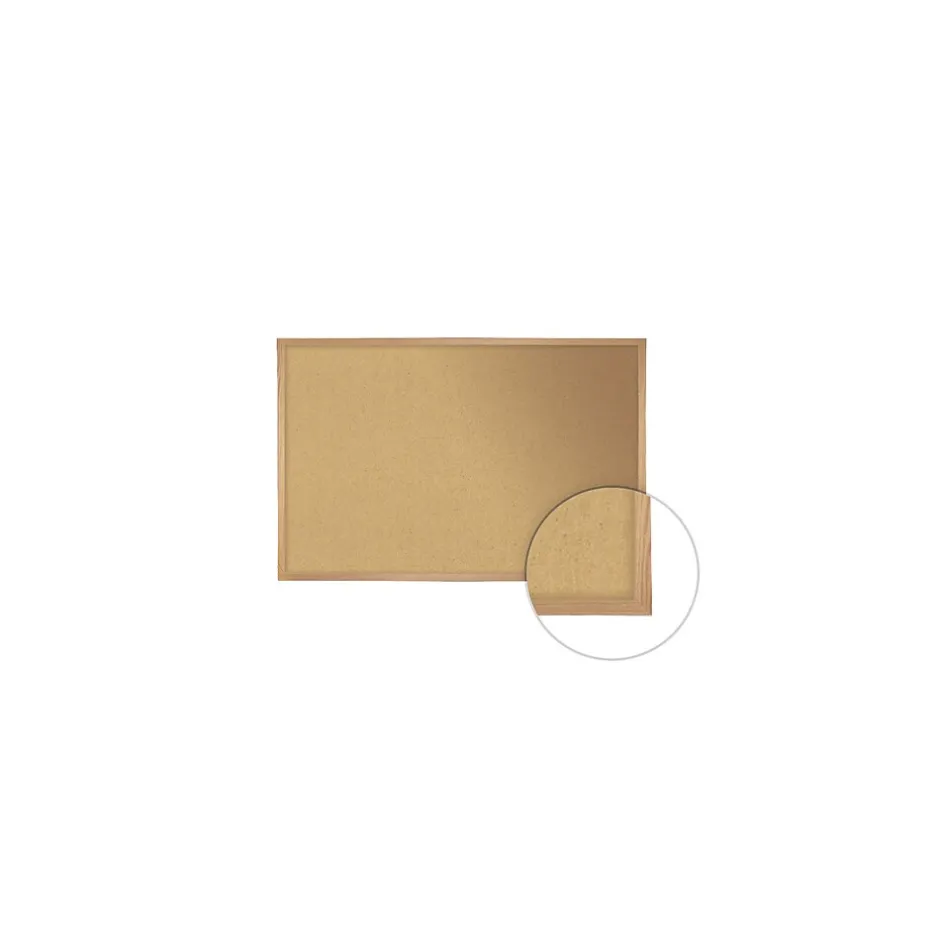 Sale 3' H x 5' W Natural Cork Bulletin Board with Wood Frame (WK35) Bulletin