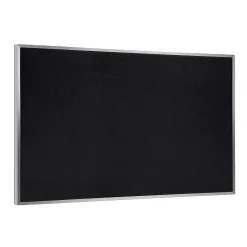 Sale 4' H x 6' W Recycled Bulletin Board with Aluminum Frame, Black (ATR46-BK) Bulletin