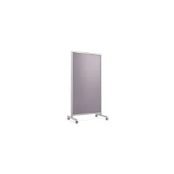 New EZ Glass Mobile Dry-Erase Whiteboard, Aluminum Frame, 75"H x 38"W (EZ1NA7538GP) Dry Erase