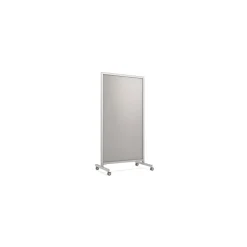 Best EZ Glass Mobile Dry-Erase Whiteboard, Aluminum Frame, 75"H x 38"W (EZ1NA7538GY) Dry Erase