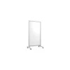 EZ Mobile Glass Dry-Erase Whiteboard, Aluminum Frame, 75"H x 38"W (EZ1NA7538WH) Dry Erase