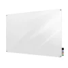 Harmony Glass Whiteboard with Radius Corners, 4'H x 5'W (HMYRN45WH) Dry Erase