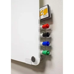 Harmony Glass Whiteboard with Radius Corners, 4'H x 5'W (HMYRN45WH) Dry Erase