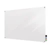 Clearance Harmony Magnetic Glass Whiteboard with Square Corners, 4'H x 5'W, White (HMYSM45WH) Dry Erase