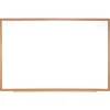 Outlet Non-Magnetic Dry-Erase Whiteboard, Wood Frame, 18" x 24" (GH-M2W181) Dry Erase