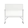 Clearance Porcelain Dry-Erase Whiteboard, Aluminum Frame, 6' x 4' (ARM1M146) Dry Erase