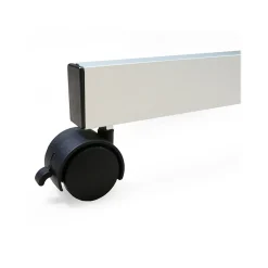 Discount Porcelain Mobile Dry-Erase Whiteboard, Aluminum Frame, 8' x 4' (ARM1M148) Dry Erase