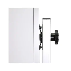 Discount Porcelain Mobile Dry-Erase Whiteboard, Aluminum Frame, 8' x 4' (ARM1M148) Dry Erase