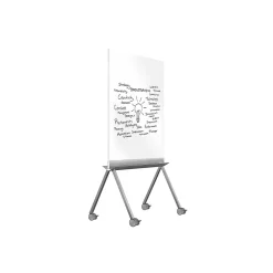 Roam Laminate Dry-Erase Whiteboard, Aluminum Frame, 4' x 3' (RM36SAWHN) Dry Erase