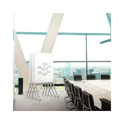 Roam Laminate Dry-Erase Whiteboard, Aluminum Frame, 4' x 3' (RM36SAWHN) Dry Erase