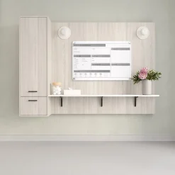 Hot Slide Changeable Patient Room Glass Dry-Erase Whiteboard, 24