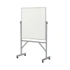 Clearance Steel Mobile Dry-Erase Whiteboard, Aluminum Frame, 4' x 3' (ARMM43) Dry Erase