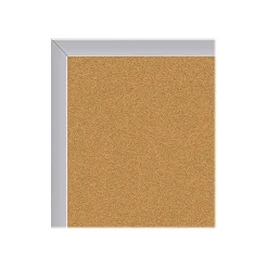 Best Traditional Cork Bulletin Board, Aluminum Frame, 4' x 3' (1334-1) Bulletin