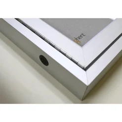 Online Vinyl Enclosed Bulletin Board, Satin Frame, 3'H x 4'W (PA23648VX-193) Bulletin