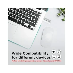 Gigastone 128GB USB 3.1 Type-A Flash Drive, White (GS-U3128GBWH-BC)* Usb Flash Drives