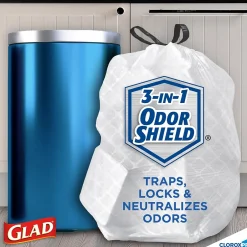 Glad 13 Gallon Trash Bag, 8.5