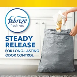 Glad ForceFlex OdorShield 13 Gallon Kitchen Trash Bag, 23.75" x 25.4", Low Density, 0.72 mil, Gray, 120 Bags/Box (79158)