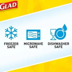 Food Storage Containers<Glad ® To Go Lunch Containers, 32 Oz., 4/Pack (78404)