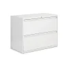 Best 9300 Plus Series 2-Drawer Lateral File Cabinet, Locking, Letter/Legal, Designer White, 36" (TD9336P-2F1H-DWT) File Cabinets