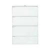 9300 Plus Series 4-Drawer Lateral File Cabinet, Locking, Letter/Legal, Designer White, 36" (TD9336P4F1HDWT) File Cabinets