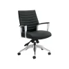 Online Accord Vinyl Executive Chair, Ink Black (26714ALA16F) Office Chairs
