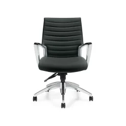 Online Accord Vinyl Executive Chair, Ink Black (26714ALA16F) Office Chairs